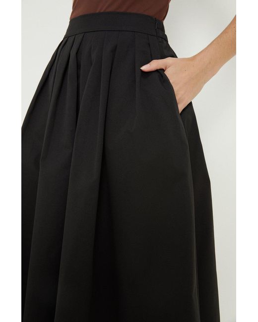 Dorothy Perkins Pleated Mini Skirt in Black Lyst