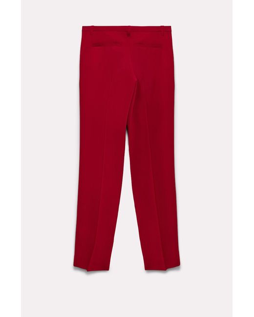 Dorothee Schumacher Red Slim Fit Wool Pants