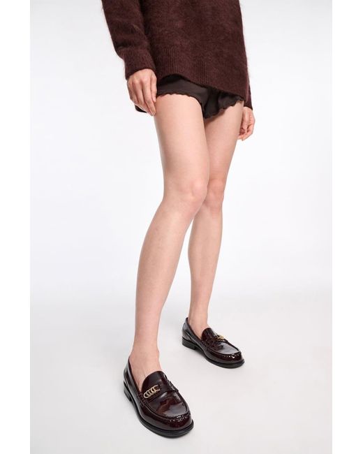 Dorothee Schumacher Black Patent Calf Leather Loafers