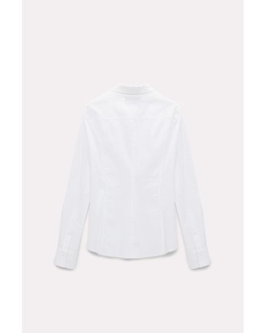 Dorothee Schumacher White Blouse With Contour Seaming
