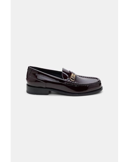 Dorothee Schumacher Black Patent Calf Leather Loafers