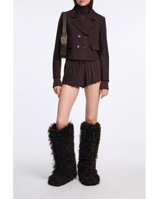 Dorothee Schumacher Brown Softes Longsleeve mit Rollkragen