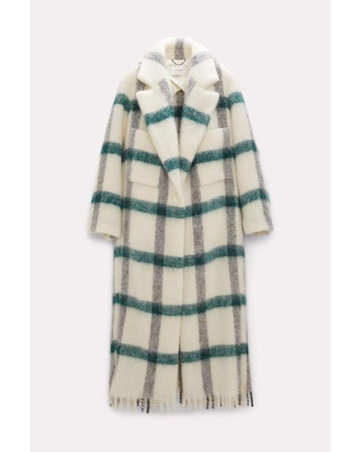 Dorothee Schumacher Multicolor Plaid Coat With Fringes