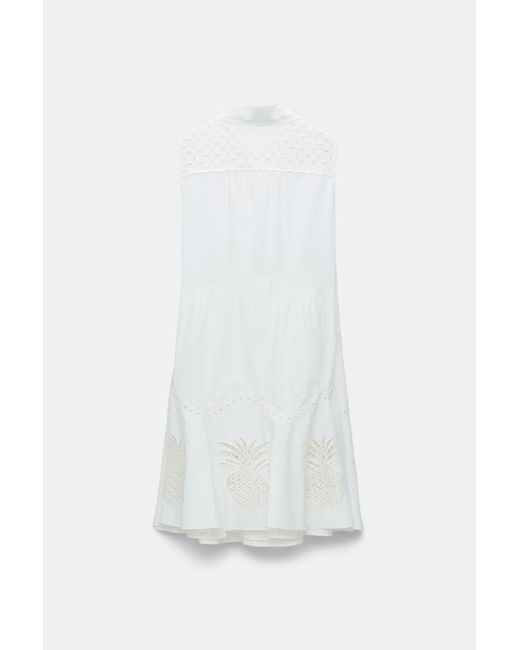 Dorothee Schumacher White Cotton Poplin Mini-dress