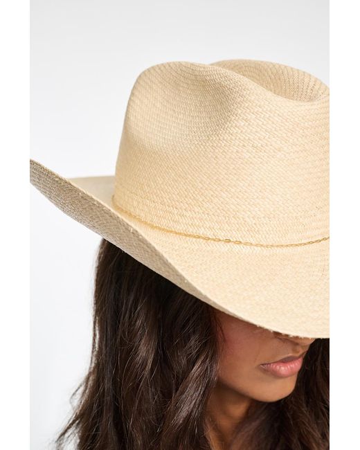 Dorothee Schumacher Natural Toquilla Straw Cowboy Hat