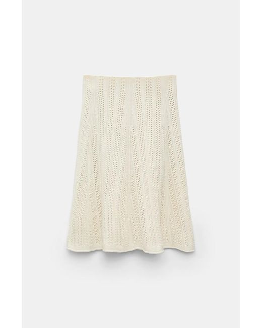 Dorothee Schumacher White Rock mit grafischer Pointelle-Struktur