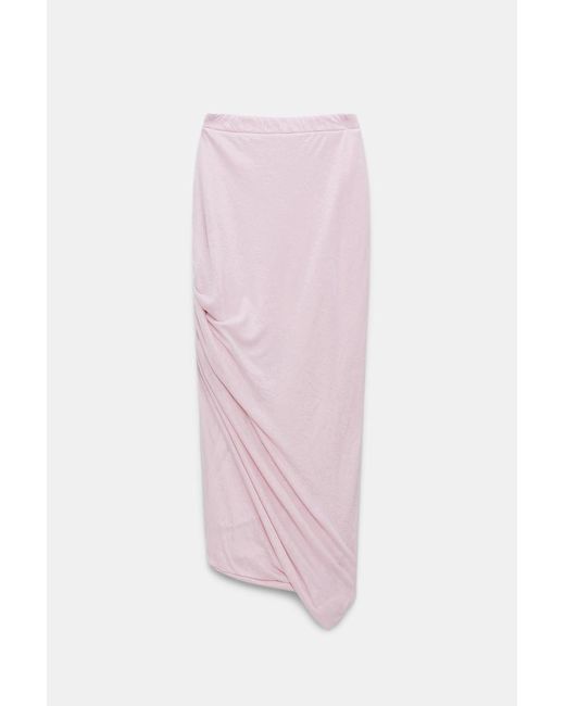 Dorothee Schumacher Pink Three-layer, Fine Jersey Skirt