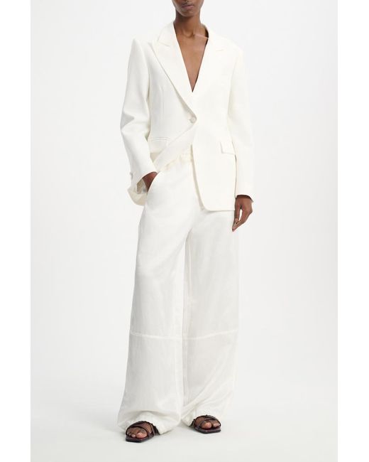 Dorothee Schumacher White Slouchy Pants