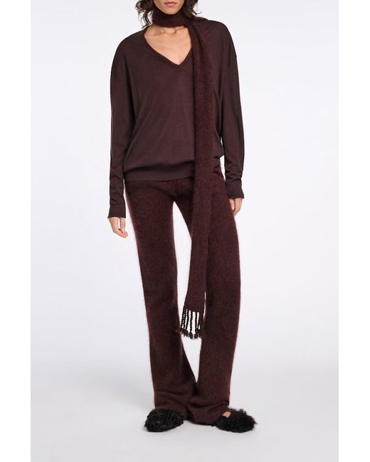 Dorothee Schumacher Purple Fluffy Schal