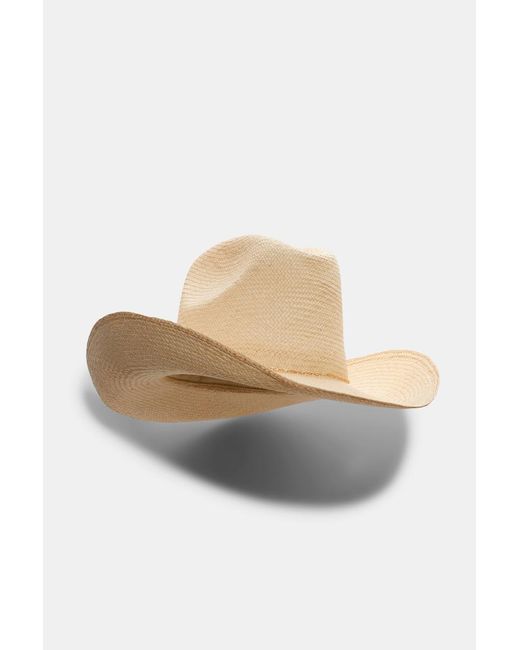 Dorothee Schumacher Natural Toquilla Straw Cowboy Hat