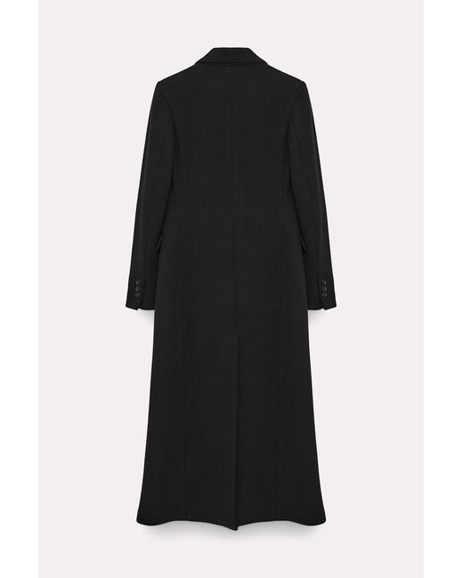 Dorothee Schumacher Black Extra Long Fitted Coat