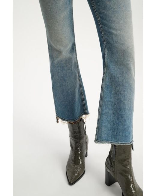 Dorothee Schumacher Blue Cropped, Flared Jeans