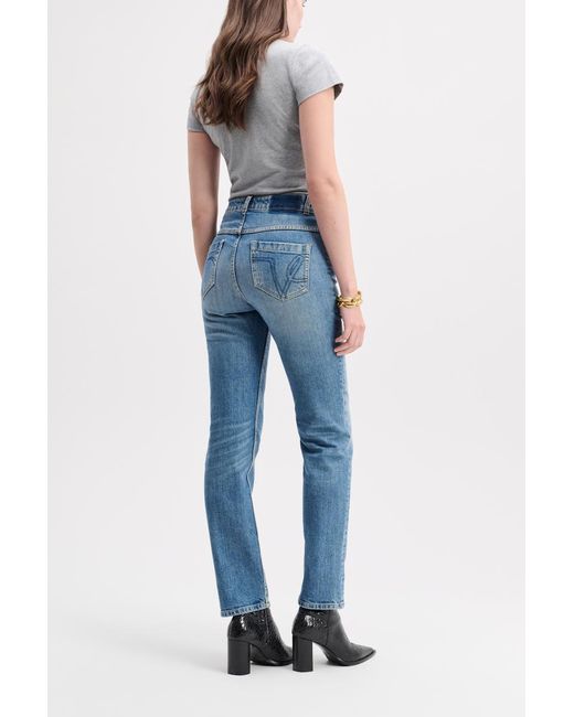 Dorothee Schumacher Blue Cropped Jeans