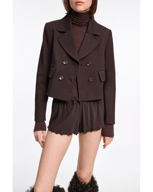 Dorothee Schumacher Brown Softes Longsleeve mit Rollkragen
