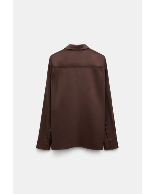Dorothee Schumacher Brown Popover Blouse