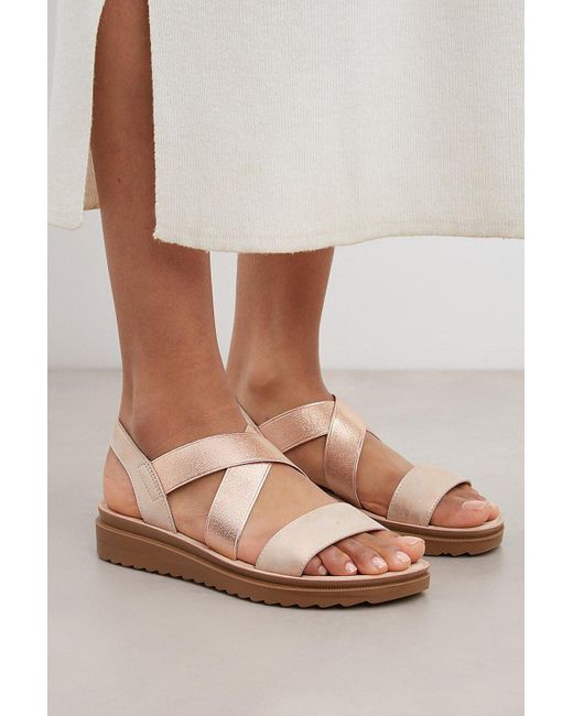 Dorothy Perkins Brown Good For The Sole: Aaliya Extra Wide Fit Comfort Sandals