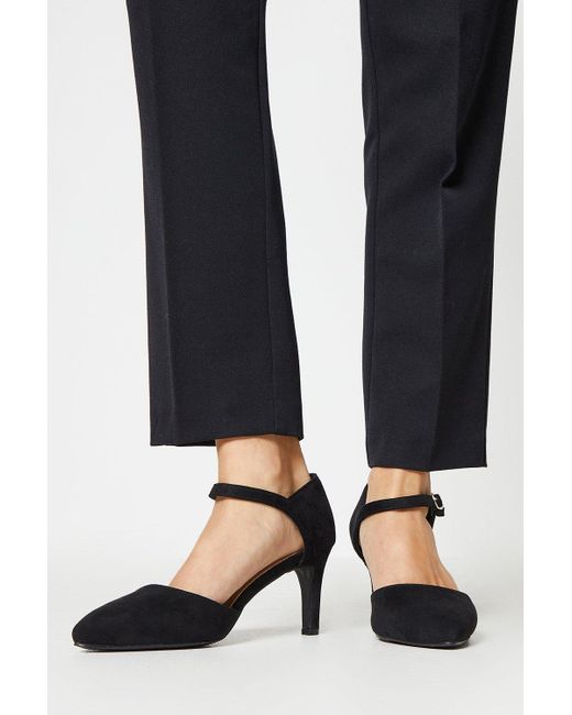 Dorothy Perkins Black Good For The Sole: Extra Wide Fit Emmy Court Shoes