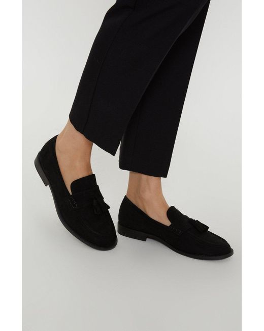 Dorothy Perkins Black Good For The Sole: Natasha Comfort Tassel Loafers