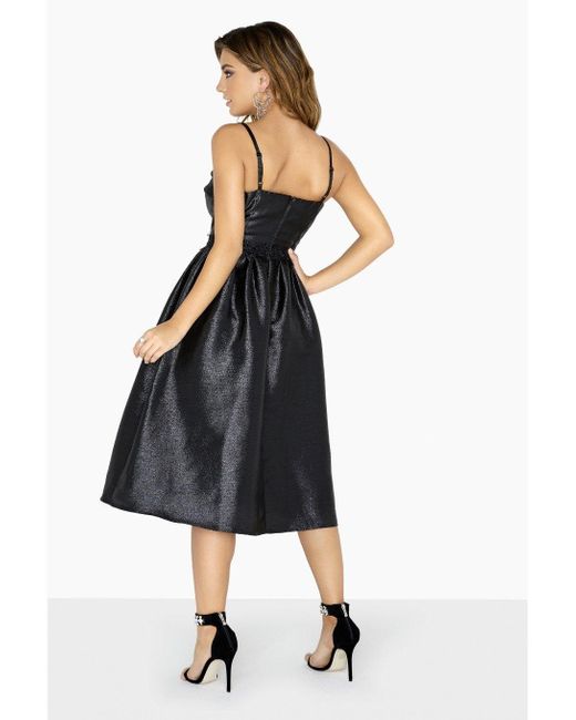 little mistress black prom dress