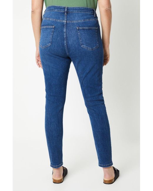 Dorothy Perkins Blue Curve Comfort Stretch Skinny Jeans