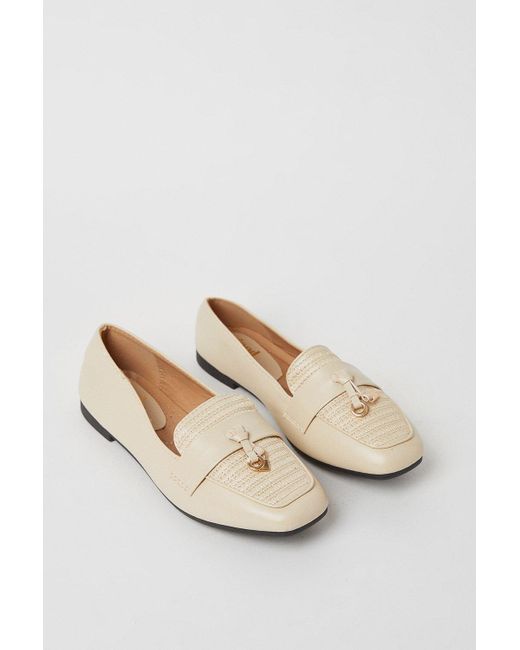 Dorothy Perkins Blue Good For The Sole: Lola Comfort Mixed Material Tassel Loafers