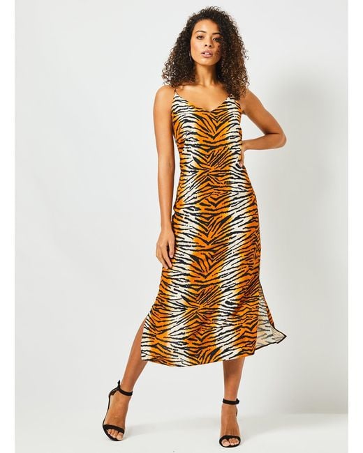 dorothy perkins tiger print dress