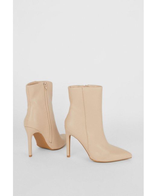 Dorothy Perkins Natural Faith: Madison Pointed Stiletto Ankle Boots