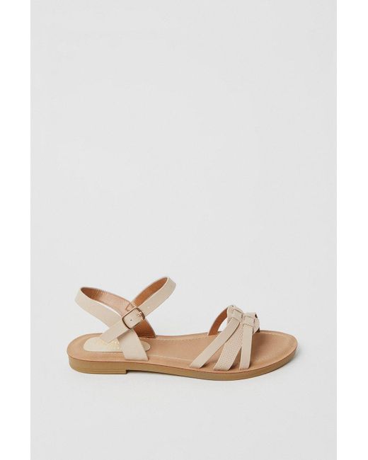 Dorothy Perkins Green Good For The Sole: Montanne Comfort Strappy Sandals
