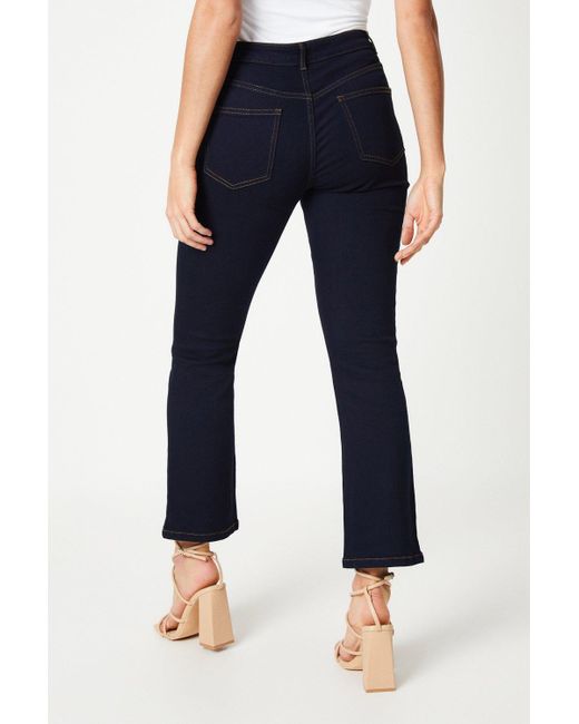 Dorothy Perkins Blue Petite Comfort Stretch Bootcut Jeans