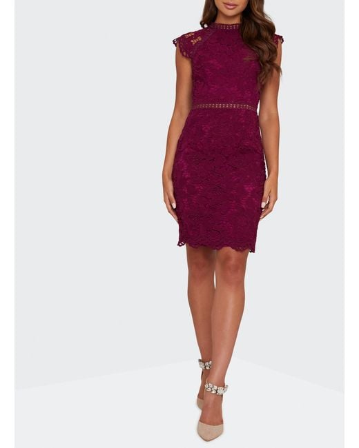 chi chi crochet bodycon dress