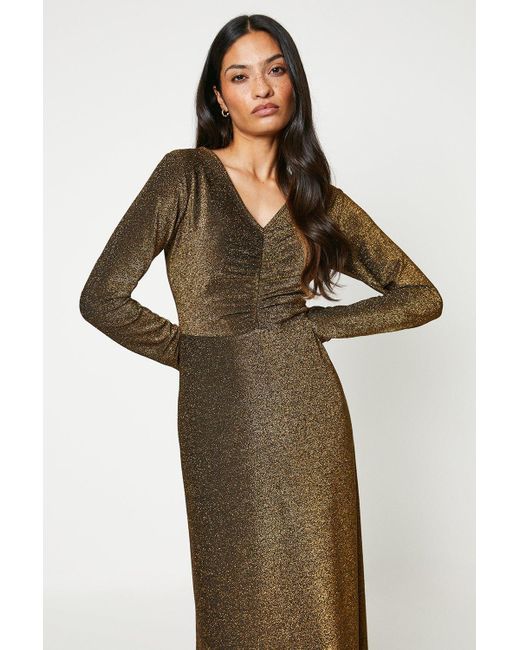 Dorothy perkins sales metallic dress