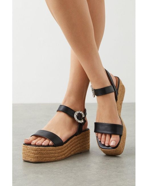 Dorothy perkins cheap black wedges