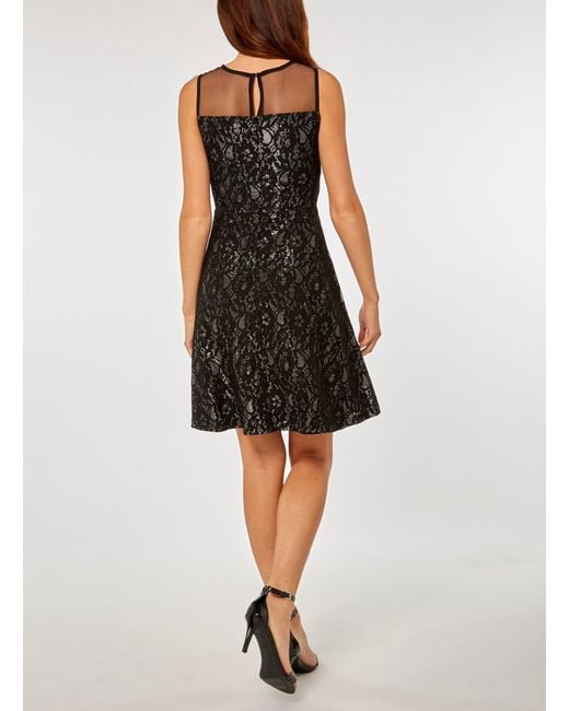 Dorothy perkins black and silver dress Clearance