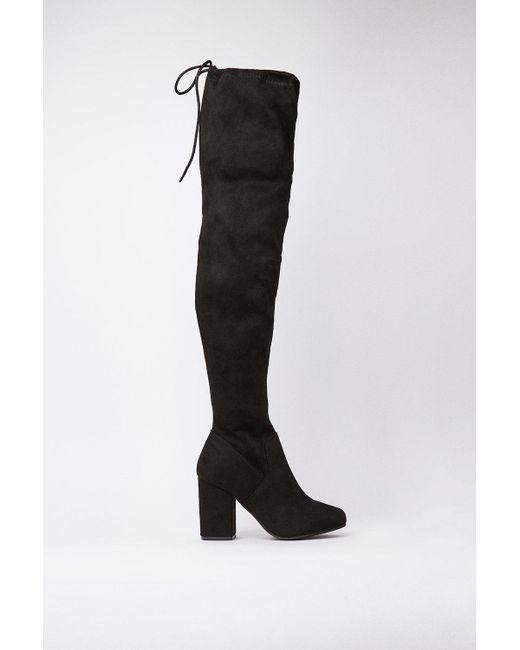 Dorothy Perkins Black Wide Fit Krissy Over The Knee Boots
