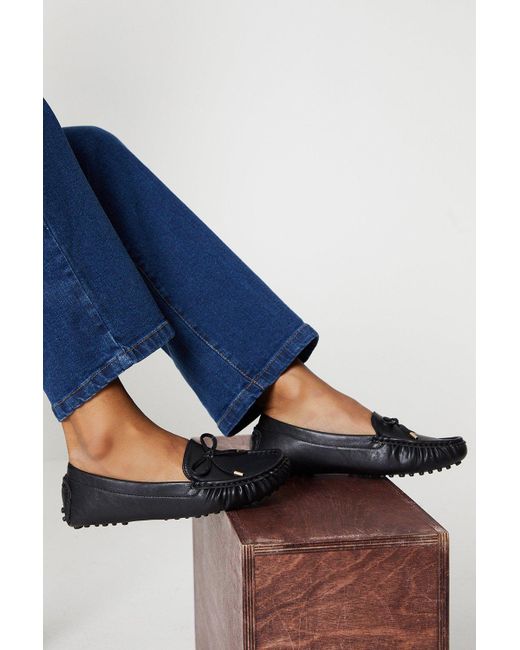 Dorothy Perkins Blue Good For The Sole: Nilufa Comfort Moccasin Shoe