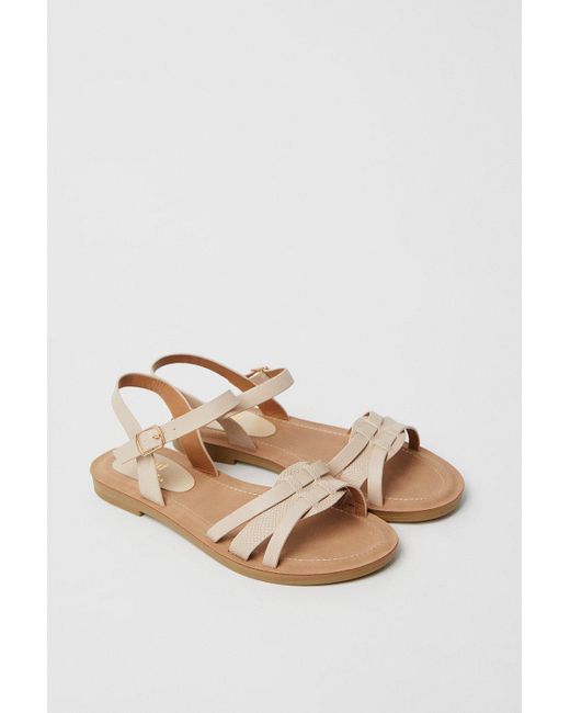 Dorothy Perkins Green Good For The Sole: Montanne Comfort Strappy Sandals