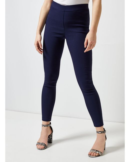 navy skinny trousers