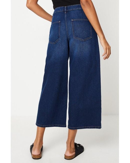 Dorothy Perkins Blue Denim Culotte Jeans