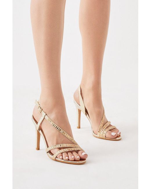 Dorothy Perkins Pink Sofia Diamante Heeled Sandals