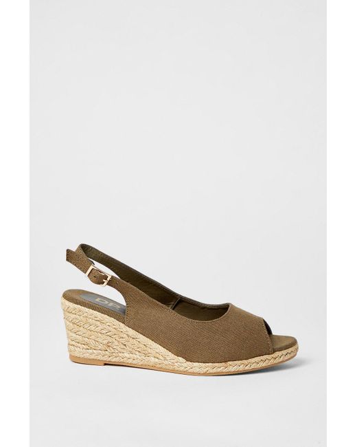 Dorothy Perkins Red Good For The Sole: Reese Espadrille Wedge Sandals
