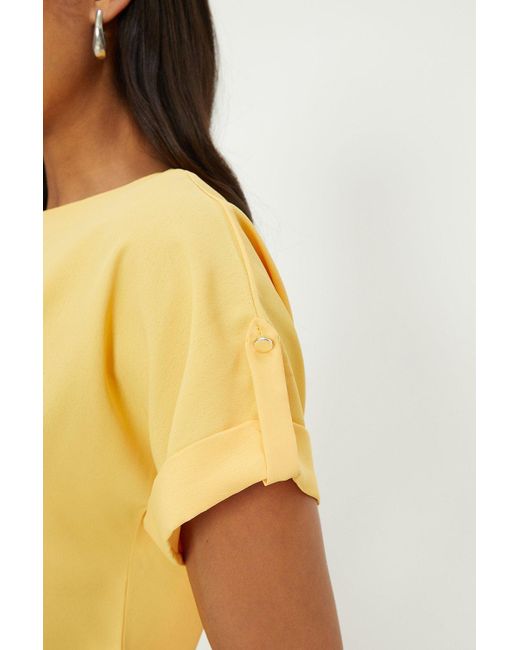 Yellow blouse cheap dorothy perkins