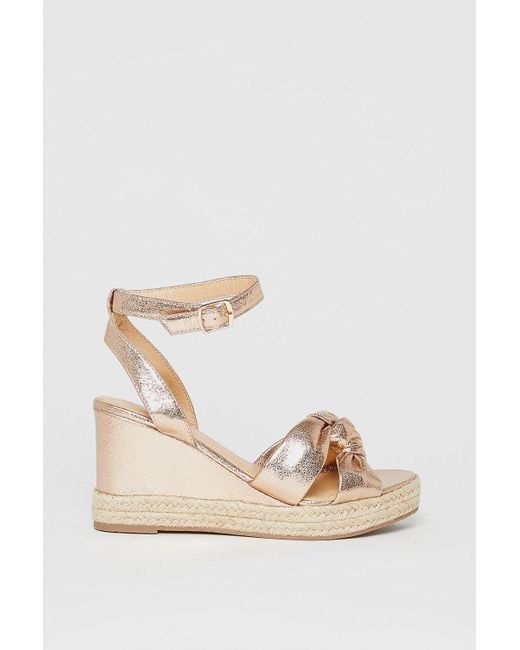 Dorothy Perkins Green Good For The Sole: Extra Wide Fit Holly Soft Twist Wedges