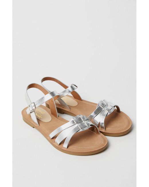 Dorothy Perkins Black Good For The Sole: Montanne Comfort Strappy Sandals