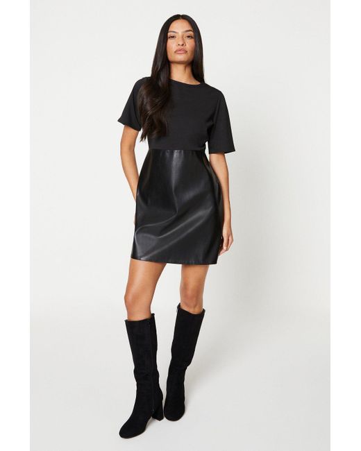 Dorothy perkins shop pu skirt