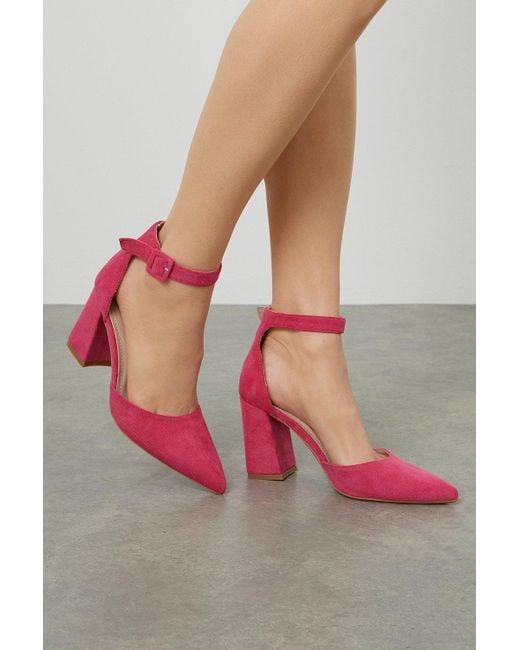 Dorothy Perkins Pink Edie Court Shoes