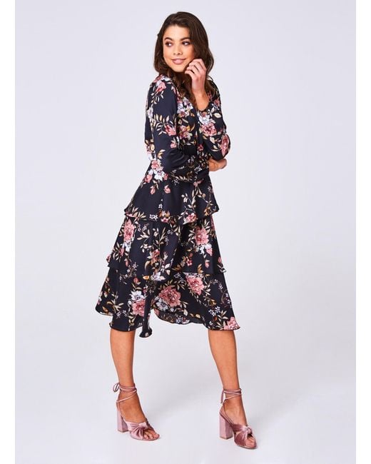 floral colour dress