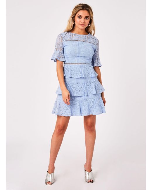 GIRLS ON FILM FRILL FRONT DETAIL CHIFFON STRAP MAXI DUSTY PINK