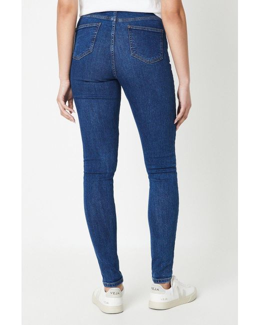 Dorothy Perkins Blue Tall Comfort Stretch Skinny Jeans