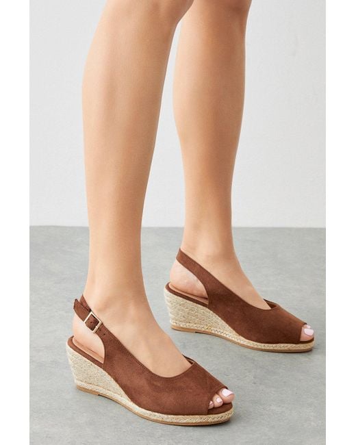 Wide closed sales toe wedges