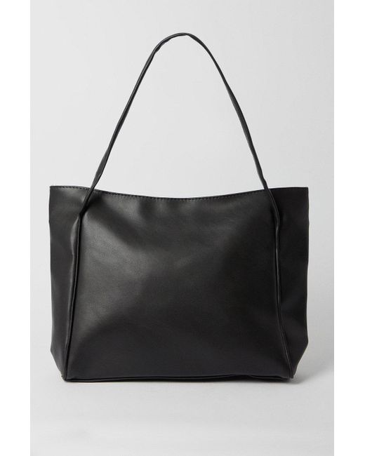 Dorothy Perkins Black Teddi Shopper Bag